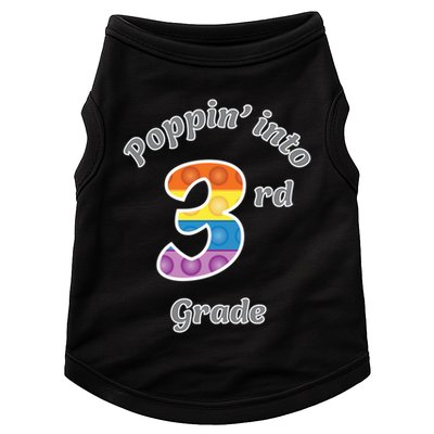 Funny Fidget Toy Poppin Into 3rd Grade Poppin Gift Doggie Tank