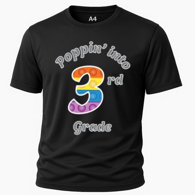 Funny Fidget Toy Poppin Into 3rd Grade Poppin Gift Performance Shirt