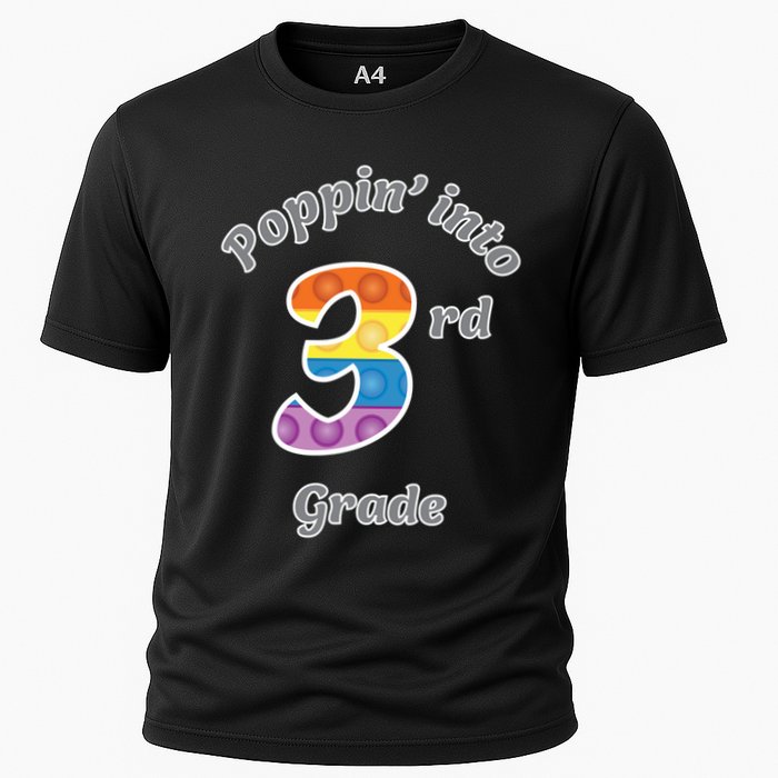 Funny Fidget Toy Poppin Into 3rd Grade Poppin Gift Performance Shirt