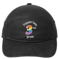 Funny Fidget Toy Poppin Into 3rd Grade Poppin Gift 7-Panel Snapback Hat
