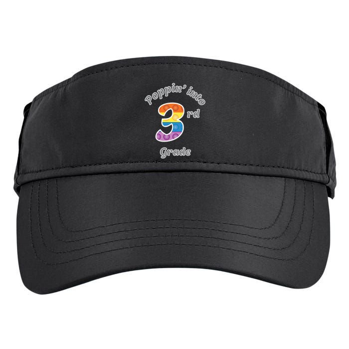 Funny Fidget Toy Poppin Into 3rd Grade Poppin Gift Adult Drive Performance Visor