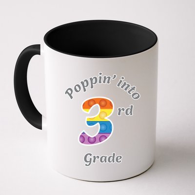 Funny Fidget Toy Poppin Into 3rd Grade Poppin Gift Mug