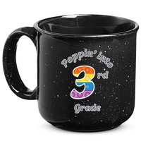 Funny Fidget Toy Poppin Into 3rd Grade Poppin Gift 15oz Campfire Ceramic Mug