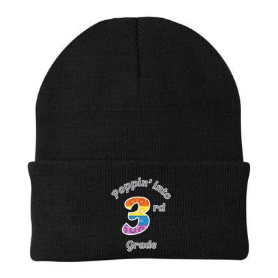 Funny Fidget Toy Poppin Into 3rd Grade Poppin Gift Beanie