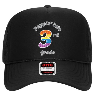 Funny Fidget Toy Poppin Into 3rd Grade Poppin Gift Trucker Hat