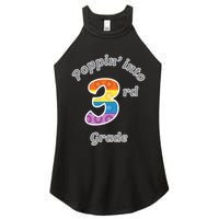 Funny Fidget Toy Poppin Into 3rd Grade Poppin Gift Women's Perfect Tri Rocker Tank