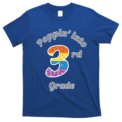 Funny Fidget Toy Poppin Into 3rd Grade Poppin Gift T-Shirt