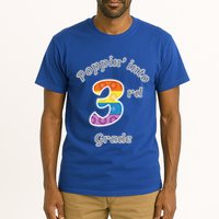 Funny Fidget Toy Poppin Into 3rd Grade Poppin Gift Tall T-Shirt