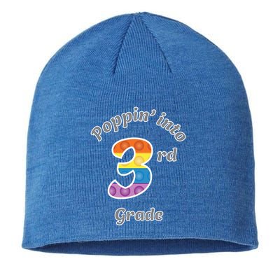 Funny Fidget Toy Poppin Into 3rd Grade Poppin Gift Sustainable Beanie