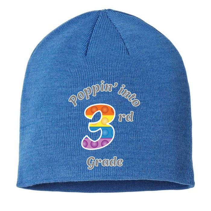 Funny Fidget Toy Poppin Into 3rd Grade Poppin Gift Sustainable Beanie