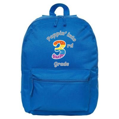 Funny Fidget Toy Poppin Into 3rd Grade Poppin Gift 16 in Basic Backpack