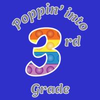 Funny Fidget Toy Poppin Into 3rd Grade Poppin Gift Premium T-Shirt