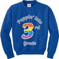 Funny Fidget Toy Poppin Into 3rd Grade Poppin Gift Kids Sweatshirt