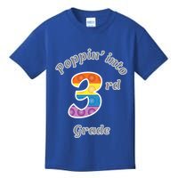 Funny Fidget Toy Poppin Into 3rd Grade Poppin Gift Kids T-Shirt