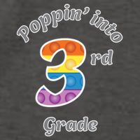 Funny Fidget Toy Poppin Into 3rd Grade Poppin Gift Vector Backpack