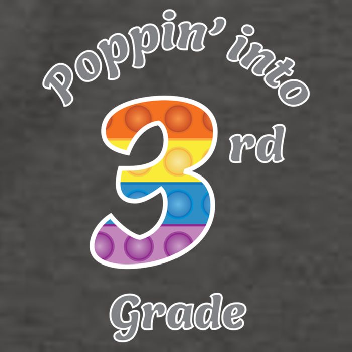 Funny Fidget Toy Poppin Into 3rd Grade Poppin Gift Vector Backpack