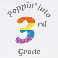 Funny Fidget Toy Poppin Into 3rd Grade Poppin Gift Garment-Dyed Sweatshirt
