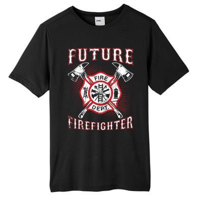 Future Firefighter Thin Red Line Firefighting Tall Fusion ChromaSoft Performance T-Shirt