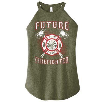 Future Firefighter Thin Red Line Firefighting Women’s Perfect Tri Rocker Tank