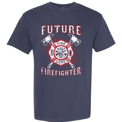 Future Firefighter Thin Red Line Firefighting Garment-Dyed Heavyweight T-Shirt