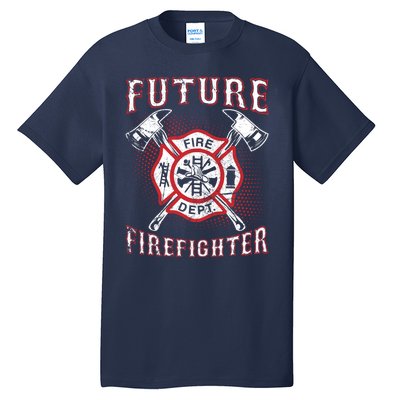 Future Firefighter Thin Red Line Firefighting Tall T-Shirt