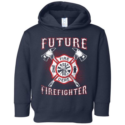 Future Firefighter Thin Red Line Firefighting Toddler Hoodie