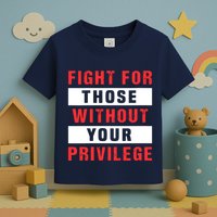 Fight For Those Without Your Privilege Civil Rights Support Toddler T-Shirt