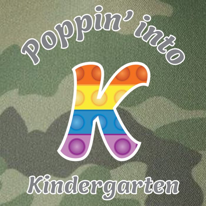 Funny Fidget Toy Poppin Into Kindergarten Grade Poppin Gift Legacy Tie Dye Trucker Hat