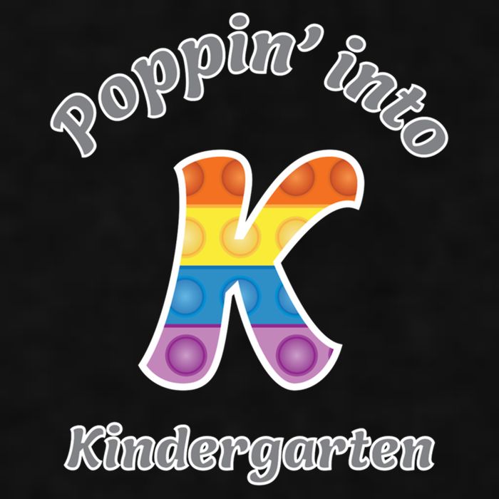 Funny Fidget Toy Poppin Into Kindergarten Grade Poppin Gift Ladies PosiCharge Tri-Blend Wicking Tank
