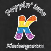 Funny Fidget Toy Poppin Into Kindergarten Grade Poppin Gift 7 Panel Mesh Trucker Snapback Hat