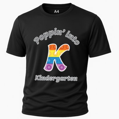 Funny Fidget Toy Poppin Into Kindergarten Grade Poppin Gift Performance Shirt