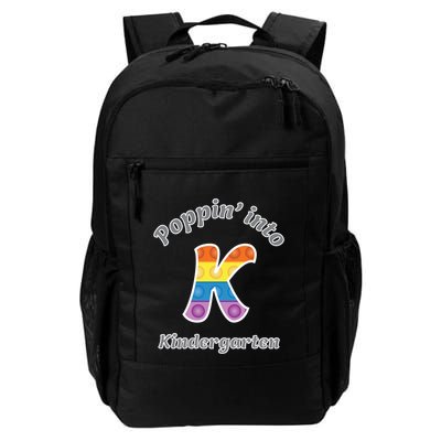 Funny Fidget Toy Poppin Into Kindergarten Grade Poppin Gift Backpack