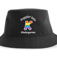 Funny Fidget Toy Poppin Into Kindergarten Grade Poppin Gift Sustainable Bucket Hat