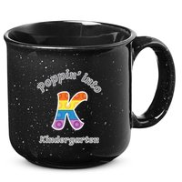 Funny Fidget Toy Poppin Into Kindergarten Grade Poppin Gift 15oz Campfire Ceramic Mug