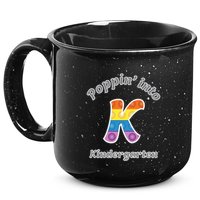 Funny Fidget Toy Poppin Into Kindergarten Grade Poppin Gift 15oz Campfire Ceramic Mug