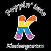 Funny Fidget Toy Poppin Into Kindergarten Grade Poppin Gift Drawstring Bag