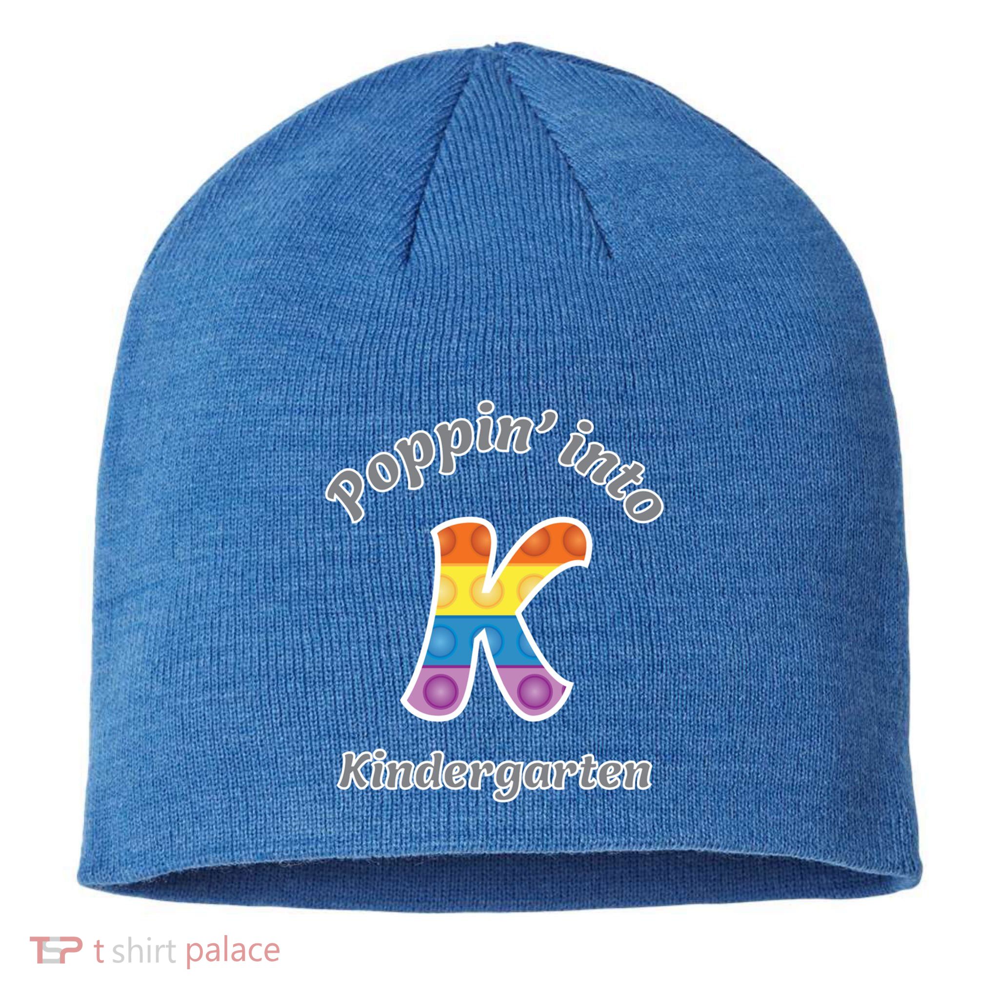 Funny Fidget Toy Poppin Into Kindergarten Grade Poppin Gift Sustainable Beanie
