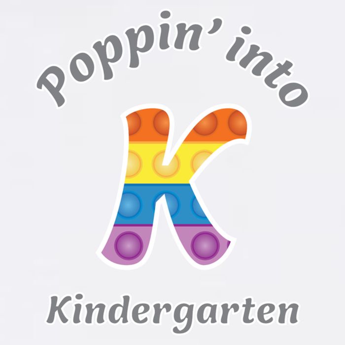Funny Fidget Toy Poppin Into Kindergarten Grade Poppin Gift Garment-Dyed Sweatshirt