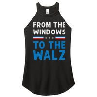 Funny From The Window To The Walz Kamala Harris Tim Walz Women's Perfect Tri Rocker Tank