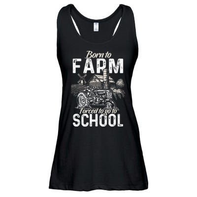 Funny Farmer Tractor Tractor Lover Rancher Ladies Essential Flowy Tank