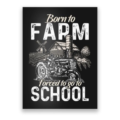Funny Farmer Tractor Tractor Lover Rancher Poster