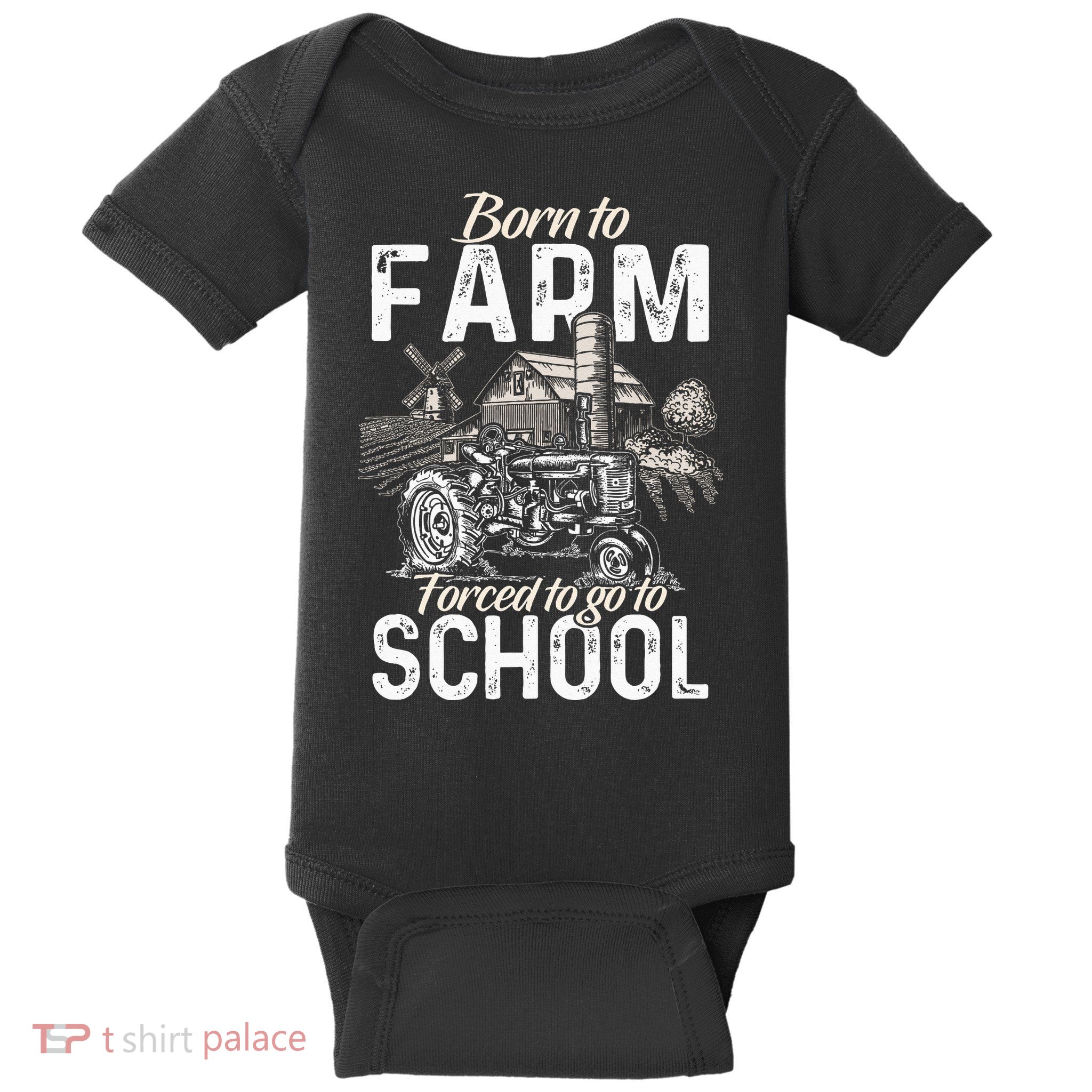 Funny Farmer Tractor Tractor Lover Rancher Baby Bodysuit