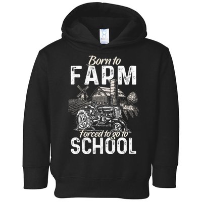 Funny Farmer Tractor Tractor Lover Rancher Toddler Hoodie