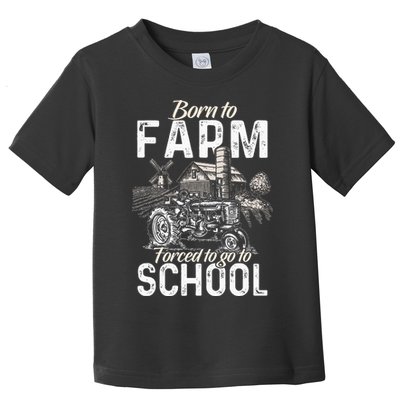 Funny Farmer Tractor Tractor Lover Rancher Toddler T-Shirt