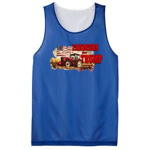 Farmers For Trump Farming American Flag Donald Trump Cool Gift Mesh Reversible Basketball Jersey Tank