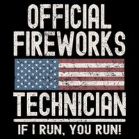 Funny Fireworks Technician If I Run You Run Daily Commute Backpack