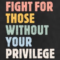 Fight For Those Without Your Privilege Women Rights Feminist Cool Comfort Performance Bucket Hat