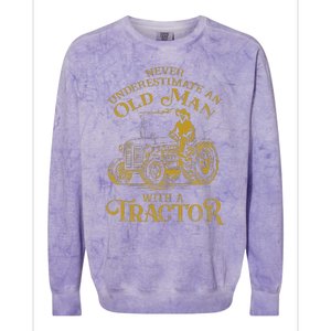 Farmer Farm Tractor Farming Truck Lovers Humor Colorblast Crewneck Sweatshirt