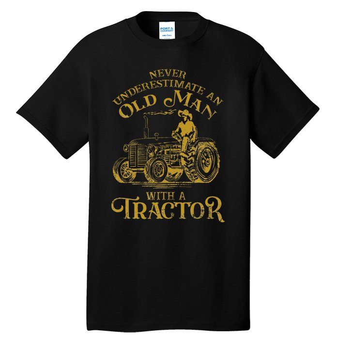 Farmer Farm Tractor Farming Truck Lovers Humor Tall T-Shirt