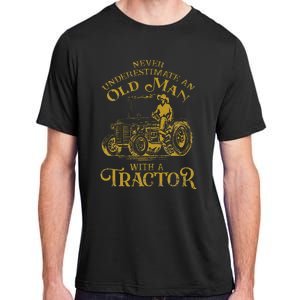 Farmer Farm Tractor Farming Truck Lovers Humor Adult ChromaSoft Performance T-Shirt